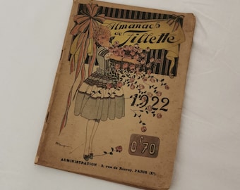 Almanach de Fillette, 1922, Paris, jeunesse, revue ancienne, France
