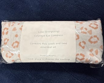 Limette Aromatherapie Augenkompressen - Warm / Kalt Relief für Stress, Angst und Anspannung