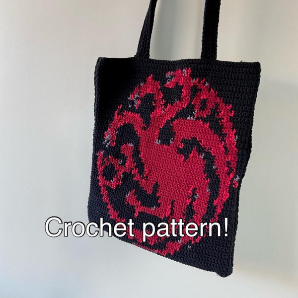 Targaryen tote crochet pattern