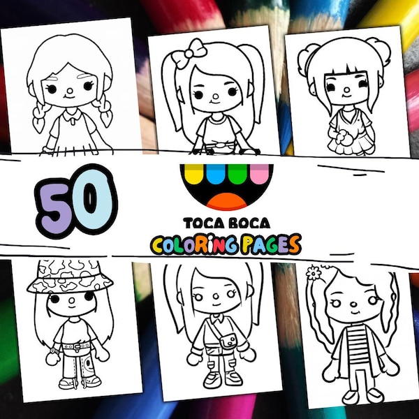 Toca Boca Paper Printables - Etsy