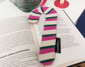 Lederen bladwijzer, personaliseert lederen bladwijzer voor kerstcadeau. Book Lover Gift, Bookmark candy cane.