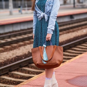 Übergroße Hobo-Tasche aus Leder, Leder-Einkaufstasche, Hobo-Tasche, übergroße Tasche mit wasserdichtem Futter, lässige Einkaufstasche, Geschenk für Sie.