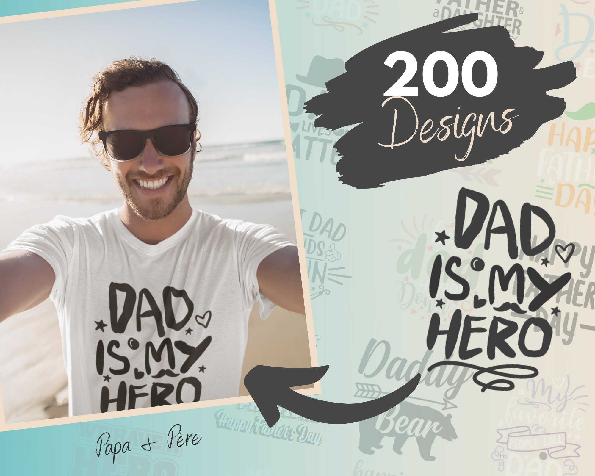 Papa Designs Bundle Svg | Etsy 