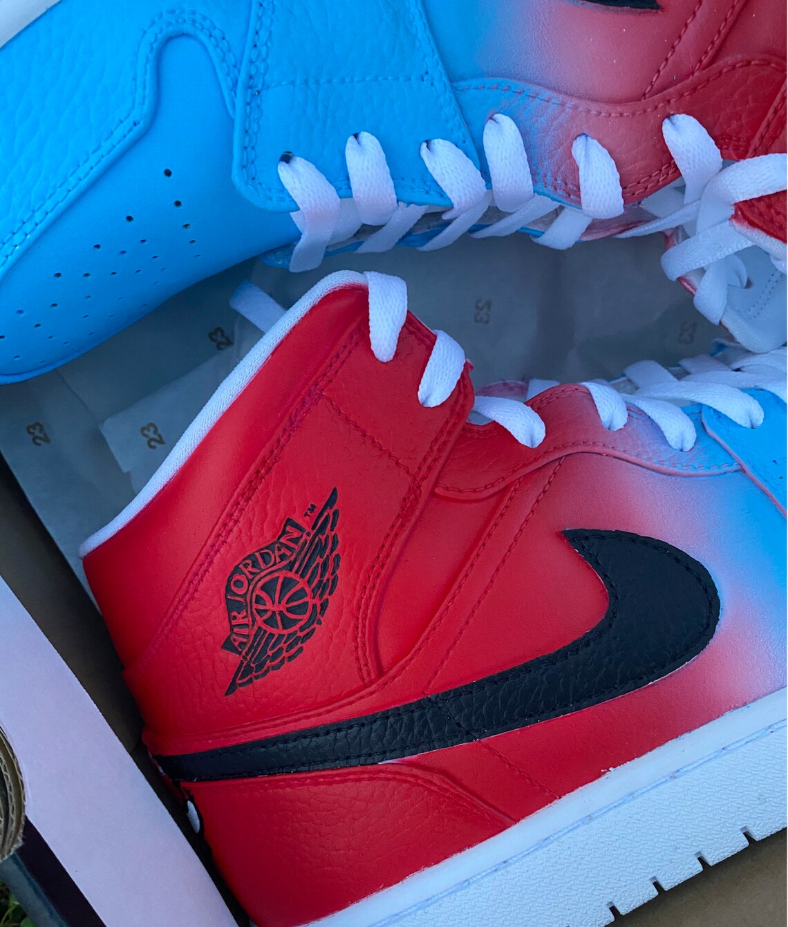 air jordan 1 mid unc to chicago