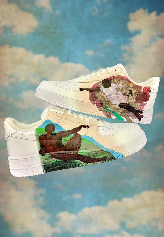 Nike Air Force 1 кастом Микеланджело