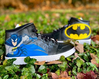 Batman Custom Shoes | Etsy UK