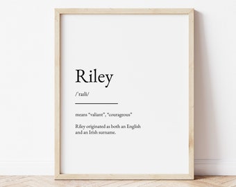 Riley Name Meaning