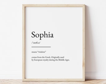Name Meaning of Sophia  