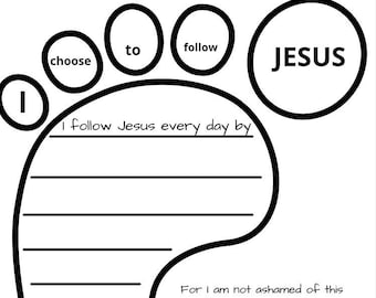 Childrens Sunday School Worksheets - Etsy
