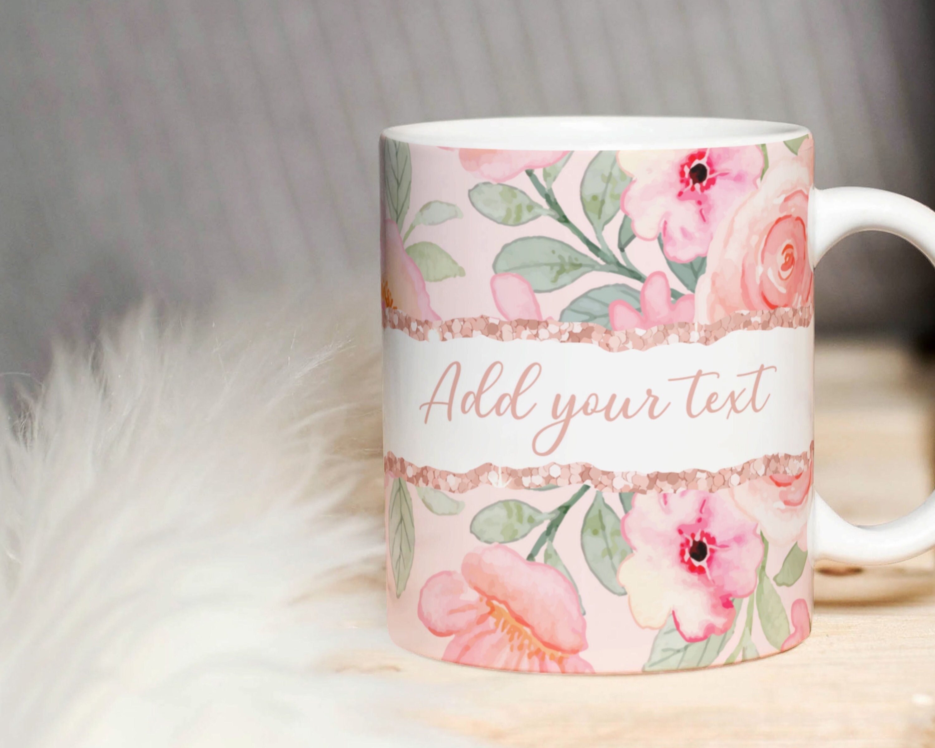 Handmade Cute Ceramic Coffee Mug, Pink And Yellow Personalized Pottery –  UtopiaLifeStudio