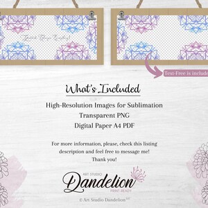 Sublimation Mug Design PNG template Mandala Gratitude Changes Everything. This is a digital paper for Sublimation, Wrap Transfer png/pdf image 3