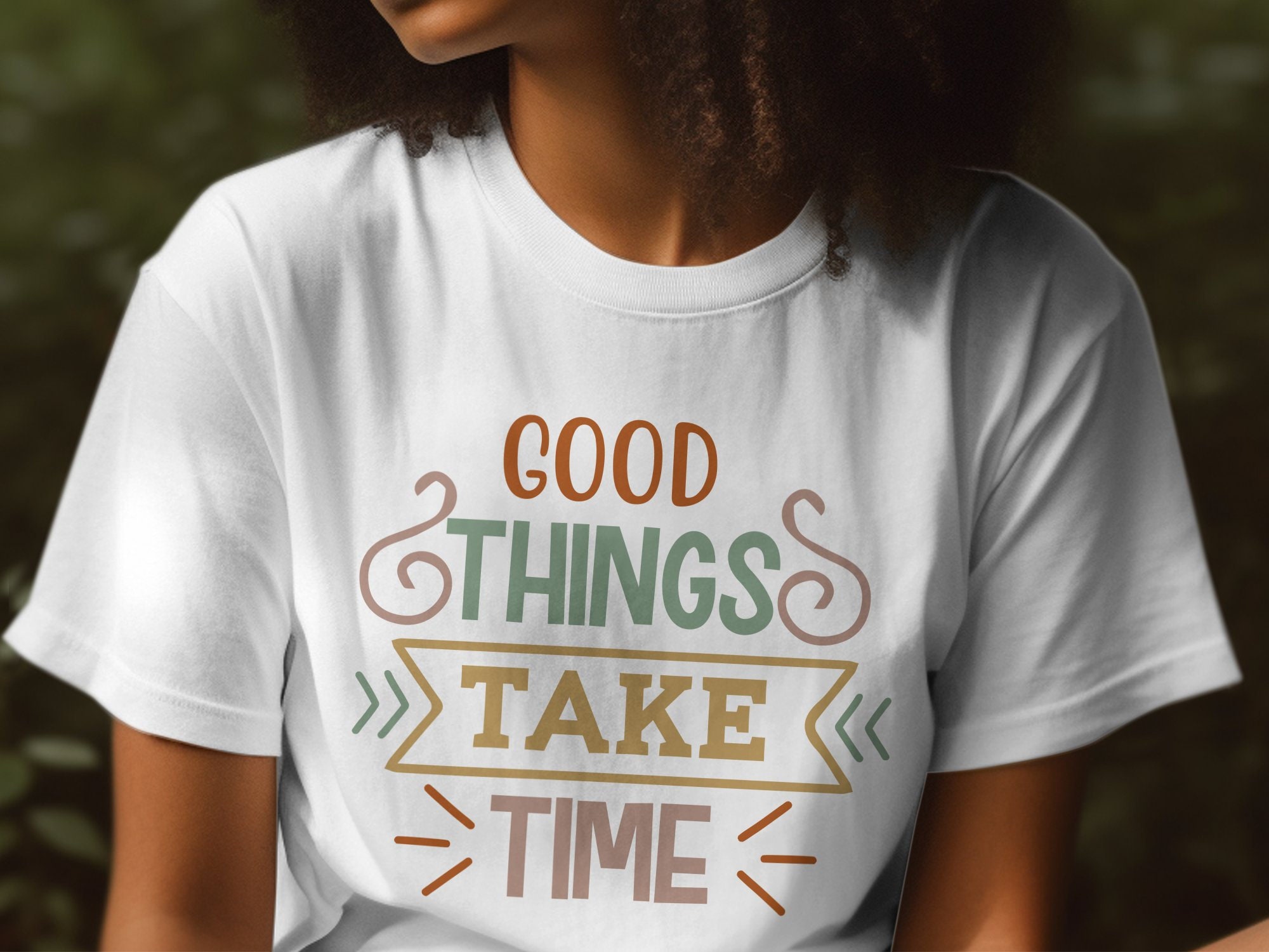 Good Things Take Time T-shirt Positive Vibes Cute Tshirt - Etsy Canada