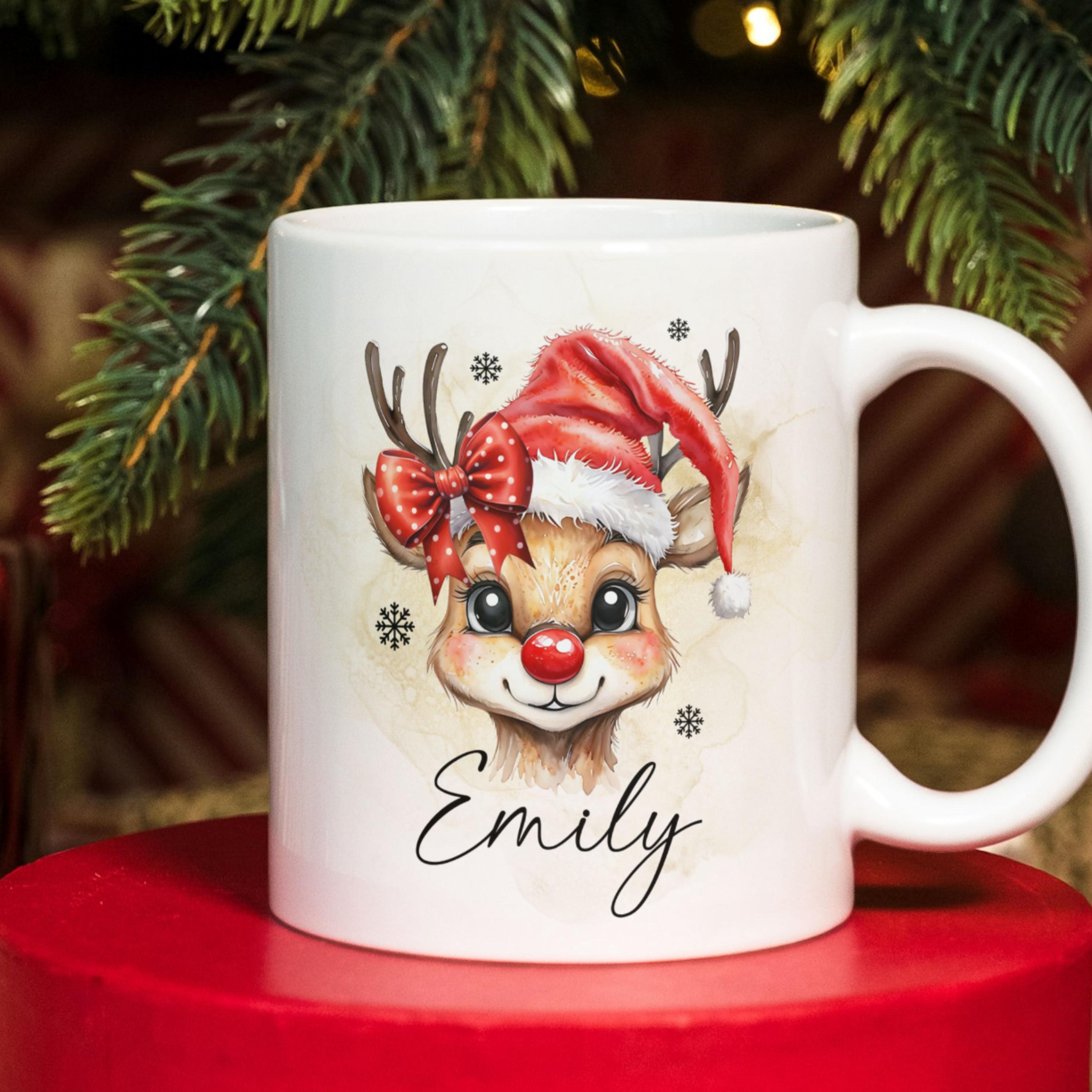 Tasse De Noël 350 Ml - Motif Père Noël Et Sapin - Marque Beefeater - Porcelaine - Neuf