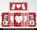 LOVE Photo Mug - Be My Valentine Red Heart Pattern, Sublimation Mug Design - Valentine's Wrap 11oz, 15oz - High-Resolution Transparent PNGs product logo