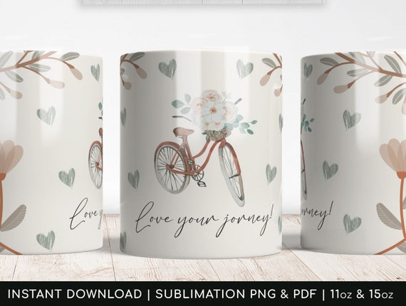 DIY Sublimation PNG, Vintage Mug Paper, Centralized PDF, and transparent png. Pre-made sizes 11oz and 15oz - High-Resolution, Print-Ready