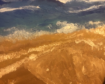 quebrando ondas na costa sul