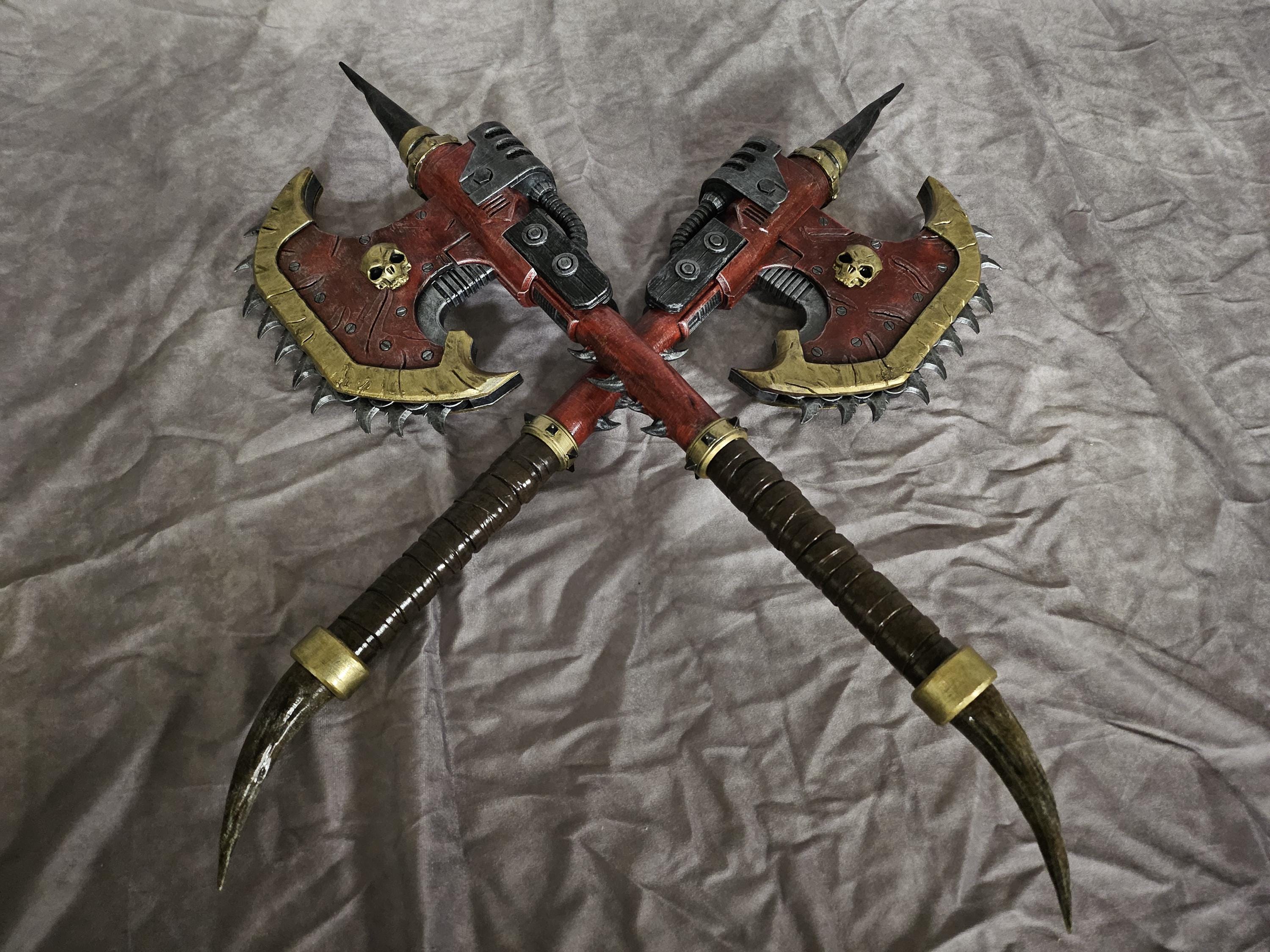 Chaos Chain Axes - Etsy