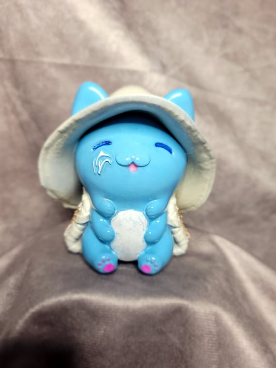 Elden Ring Ranni the Witch as an Adorable Cat Figurine 