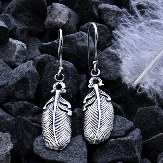 Angel feather best sale earrings