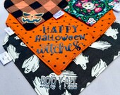 Halloween over the collar dog bandana Free gift with purchase