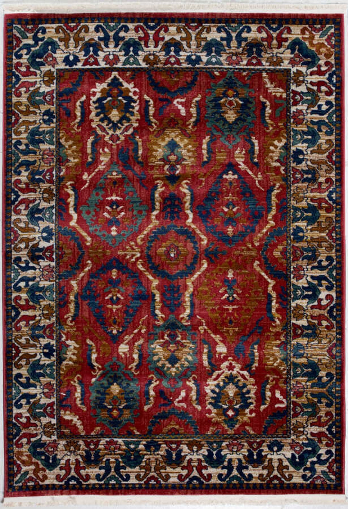 Handmade middle eastern rug made of wool thread Etsy