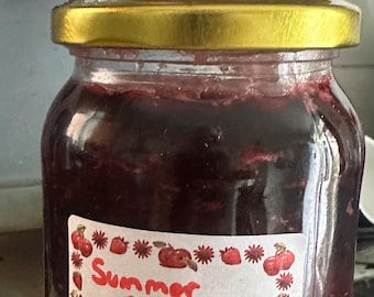 Homemade summer fruits jam