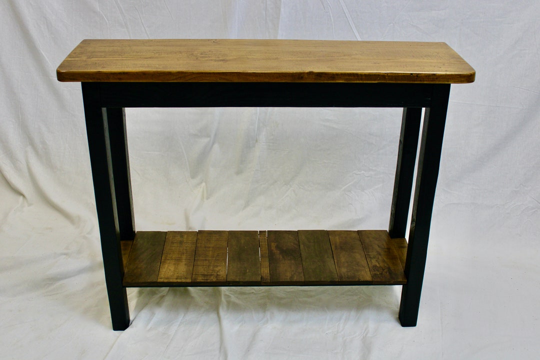 Reclaimed Wood Console Table - Etsy