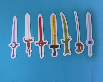 finn swords || adventure time stickers