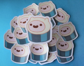 finn cakes || adventure time sticker