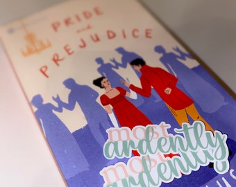 most ardently || pride and prejudice sticker