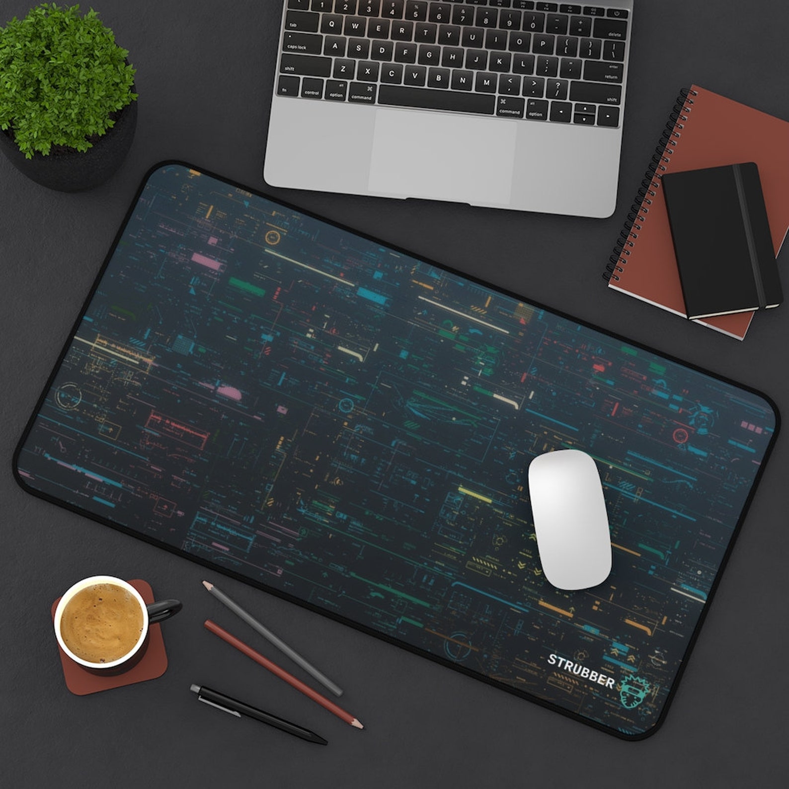 Electric Themed NonSlip Desk Mat gift for gamers office and Etsy
