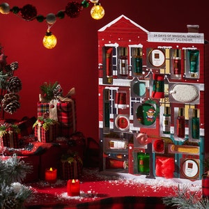 Christmas Advent Calendar for Adults - 2025 Limited Edition Advent Calendar - Stocking Suffers Ideas - 24 pc Beauty &  Spa Advent Set