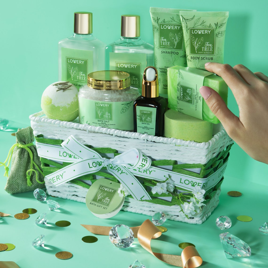 Tea Tree Bath Set Luxury Aromatherapy Home Spa Set with Etsy