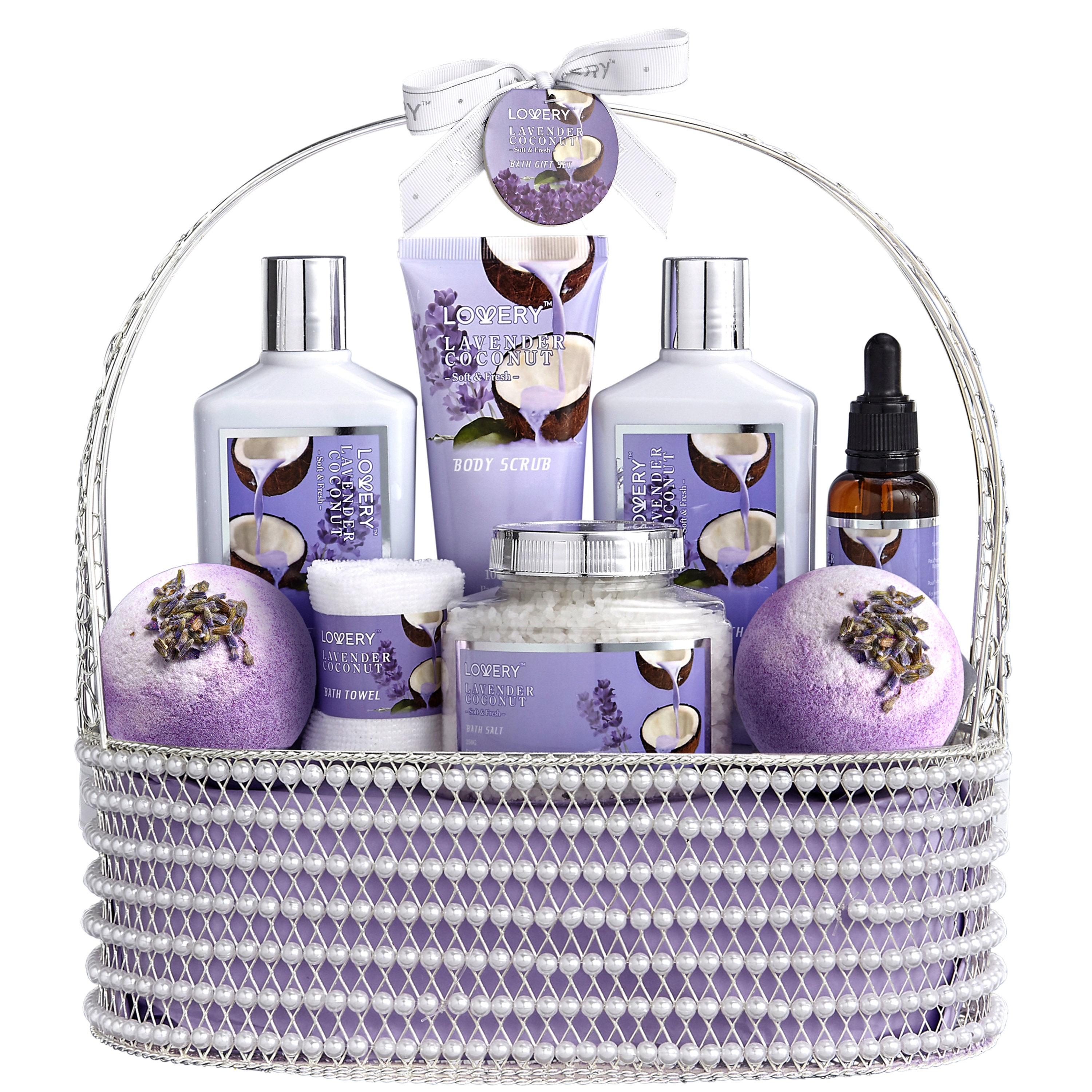 Home Spa Gift Baskets for Women and Men Bath and Body Gift Basket With