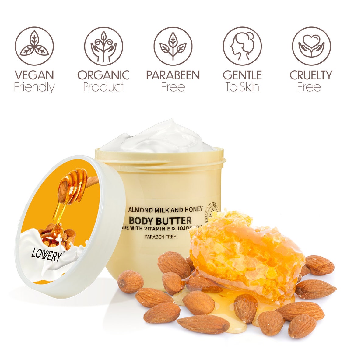 Almond Milk and Honey Body Butter Ultrahydrating Shea Etsy
