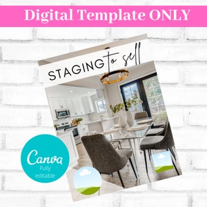 Complete Customizable Staging Guide for Real Estate Agents