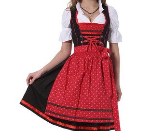 Adisputent Damen Dirndl Kleid 3 Teilig Trachtenkleid Dirndlkleid Midikleider Bayerische Traiditionelle Trachtenkelid für Oktorberfest Karneval Cosplay Kostüm für Frauen Mädchen Adisputent Damen Dirndl Kleid 3 Teilig Trachtenkleid Dirndlkleid Midikleider Bayerische Traiditionelle Trachtenkelid für Oktorberfest Karneval Cosplay Kostüm für Frauen Mädchen
