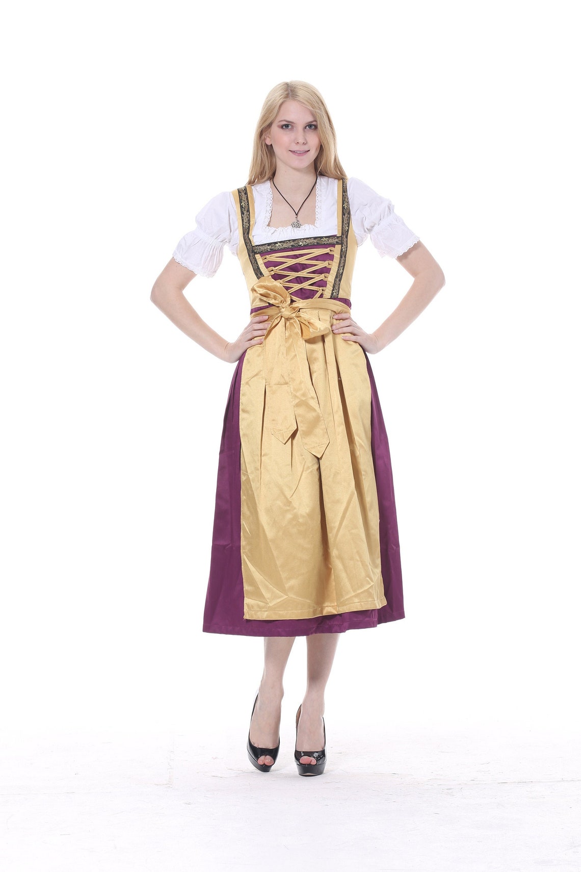 3 tlg women's dirndl dress Germany Oktoberfest dirndl Etsy