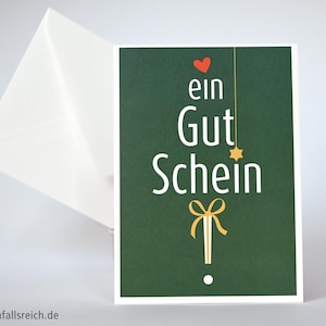 Gutscheinkarte, Weihnachten, Advent, Nikolaus, Winter, persönliches Geschenk, gemeinsame Zeit, Wunscherfüller, Klappkarte mit Umschlag