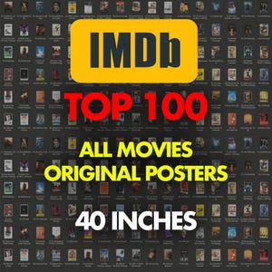 IMDb Top 100 All Movies Posters – Original Film Posters, Digital Download, Instant Print (Updated Dec 2025)