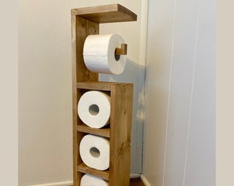 Toilet Paper Holder/Toilet Paper Shelf/Bathroom Decor/New Home/Modern Style