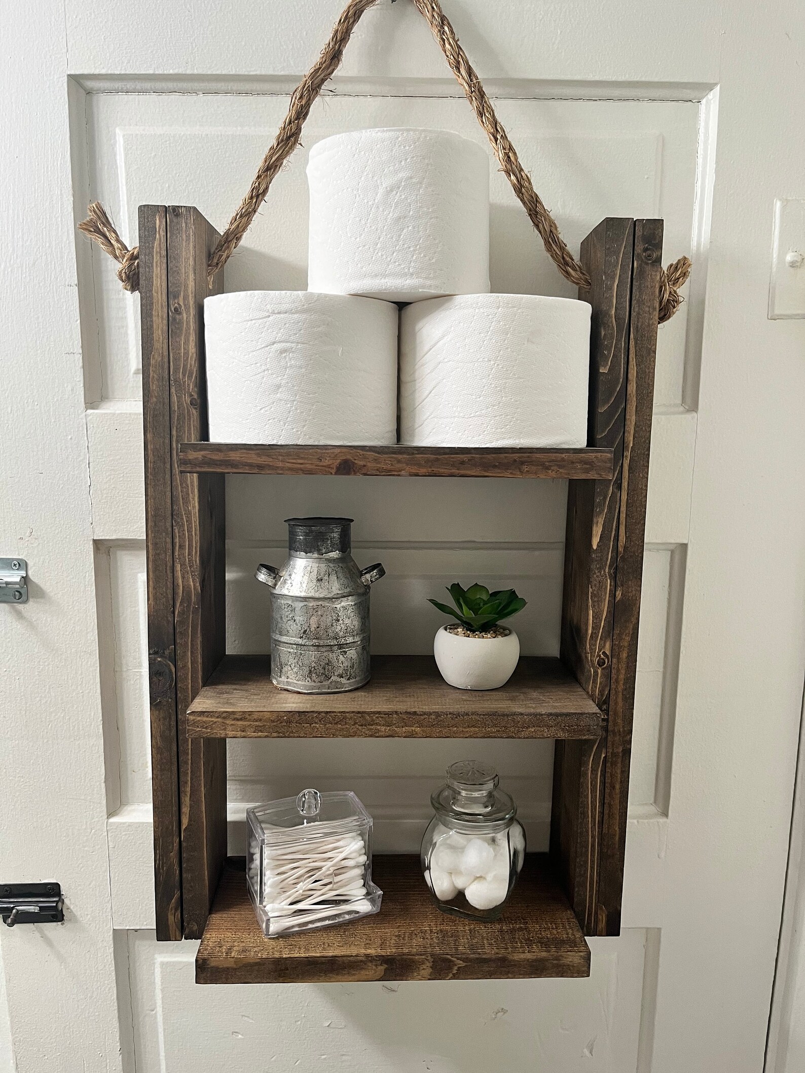 Hanging Shelf/bathroom Shelf/decor Shelf/3 Tiered Shelf/ladder Shelf - Etsy