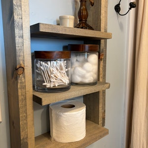 Hanging Shelf/Bathroom Shelf/Decor Shelf/3 Tiered Shelf/Ladder Shelf