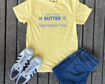 Sweet Cream Butter Stick Comfort Colors T-Shirt, Baking Gift