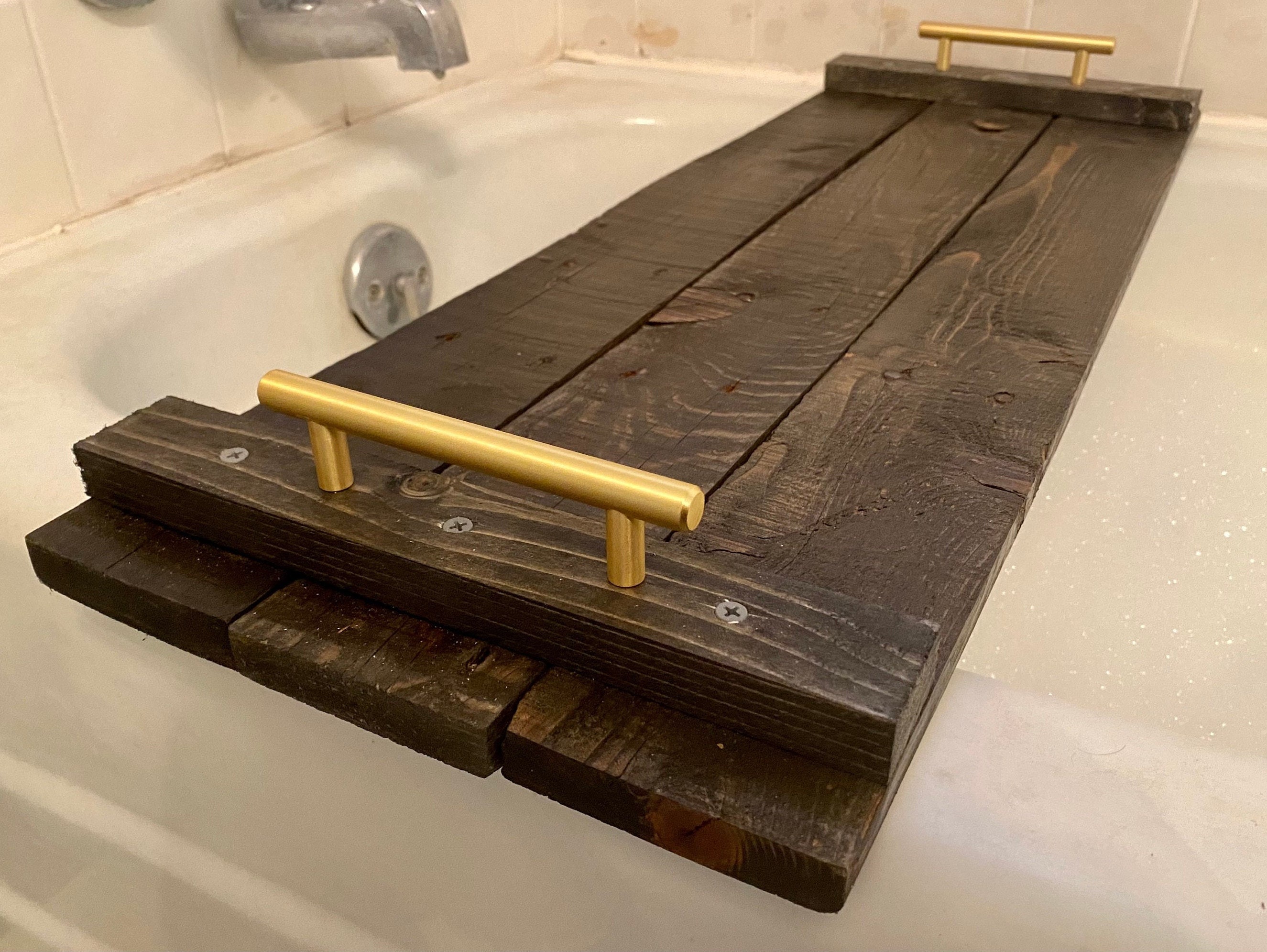 How To Build A Bath Tray From Pallet Wood