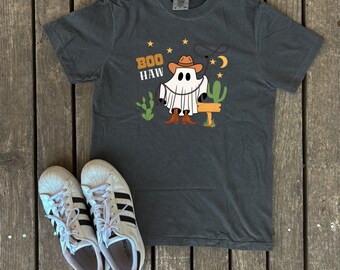 Cowboy Geist Halloween T-Shirt, Western Desert Komfort Farben Tee