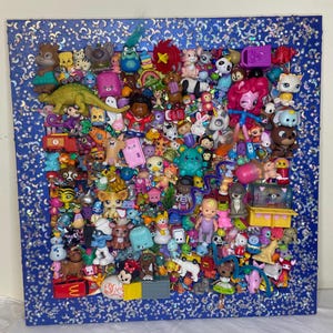 Sweet Dreams (upcycled toy art)