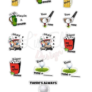 Golf Stickers