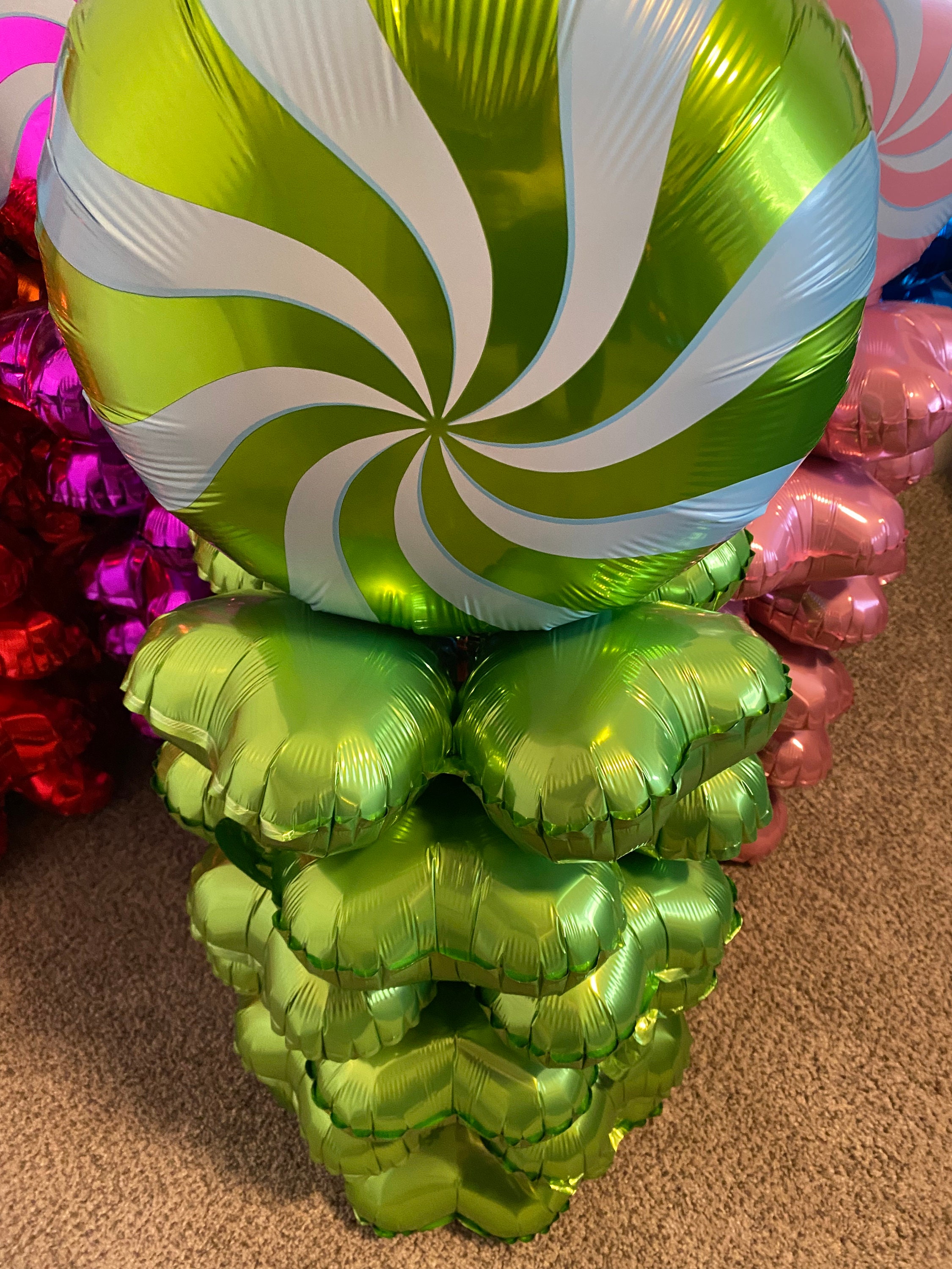 Candyland balloon bunches kit by MindisBalloons