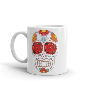 Diamond Sugar Skull Mug